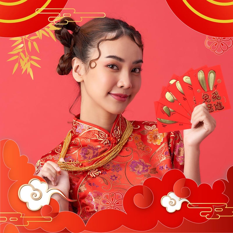 Year Of The Rabbit Red Packets 30pcs Lunar New Year Money Envelopes For Wedding Celebration - Image 5