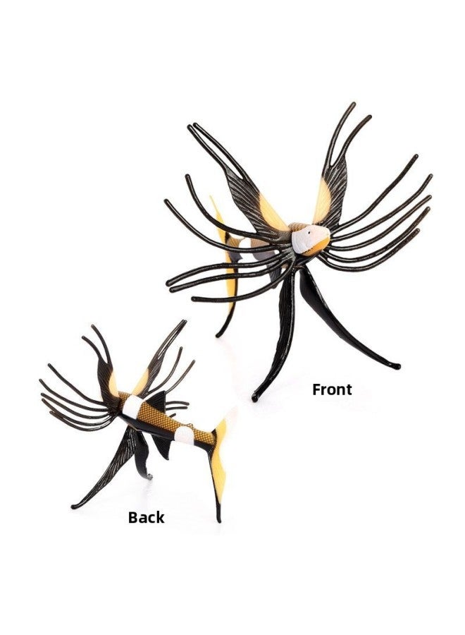 Children's Cognitive Simulation Marine Animal Model Gung's Deep-sea Dog Mother Fish Gung's Spider Fish Enlightenment Toy Ornaments-Color:PL127-1948 Spider Fish  - Image 4