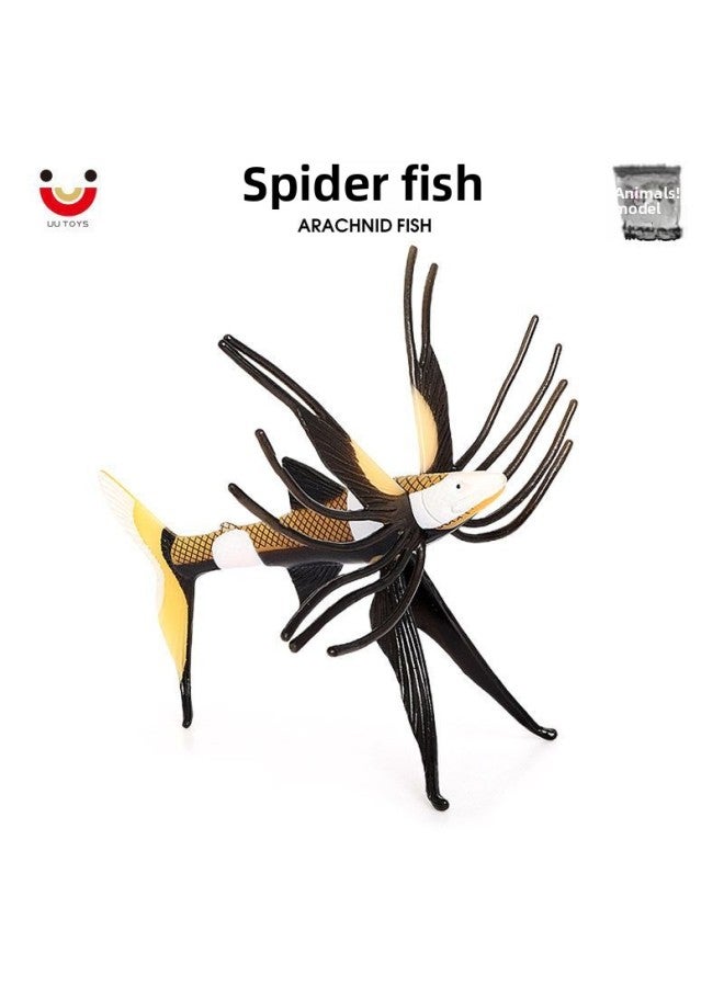 Children's Cognitive Simulation Marine Animal Model Gung's Deep-sea Dog Mother Fish Gung's Spider Fish Enlightenment Toy Ornaments-Color:PL127-1948 Spider Fish  - Image 2
