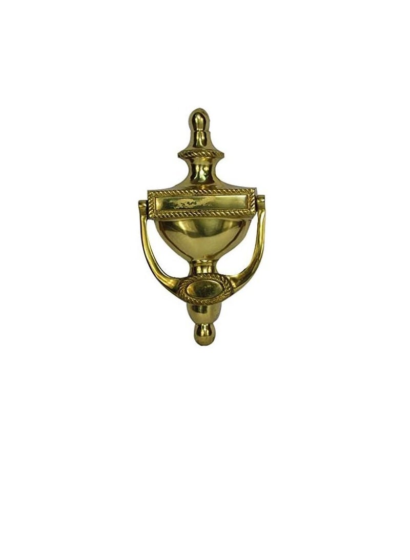 ROBUSTLINE Brass door knocker Georgian 6 Inch - Image 1