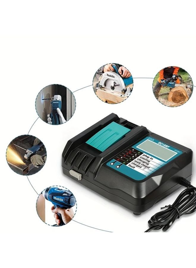 1pc ACIGON 3.5A Lithium Ion Battery Charger For Makita 14.4V 18V LCD Display US Plug - Image 2