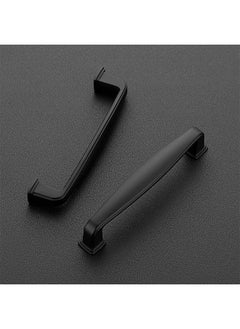 HY 2 Pack Cabinet Handles, Solid Kitchen Cabinet Handles, Matte Cabinet Pulls Drawer Pulls, Kitchen Cabinet Hardware Handles for Cabinets Cupboard Drawer Handles (Black)  - Image 2