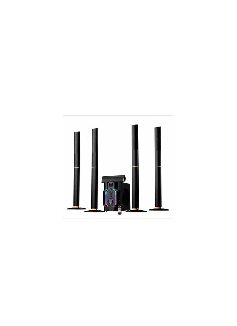 Platinum Home Theater System, - Black with Bluetooth - Memory Card port - USB port And Remote Model AH-1030