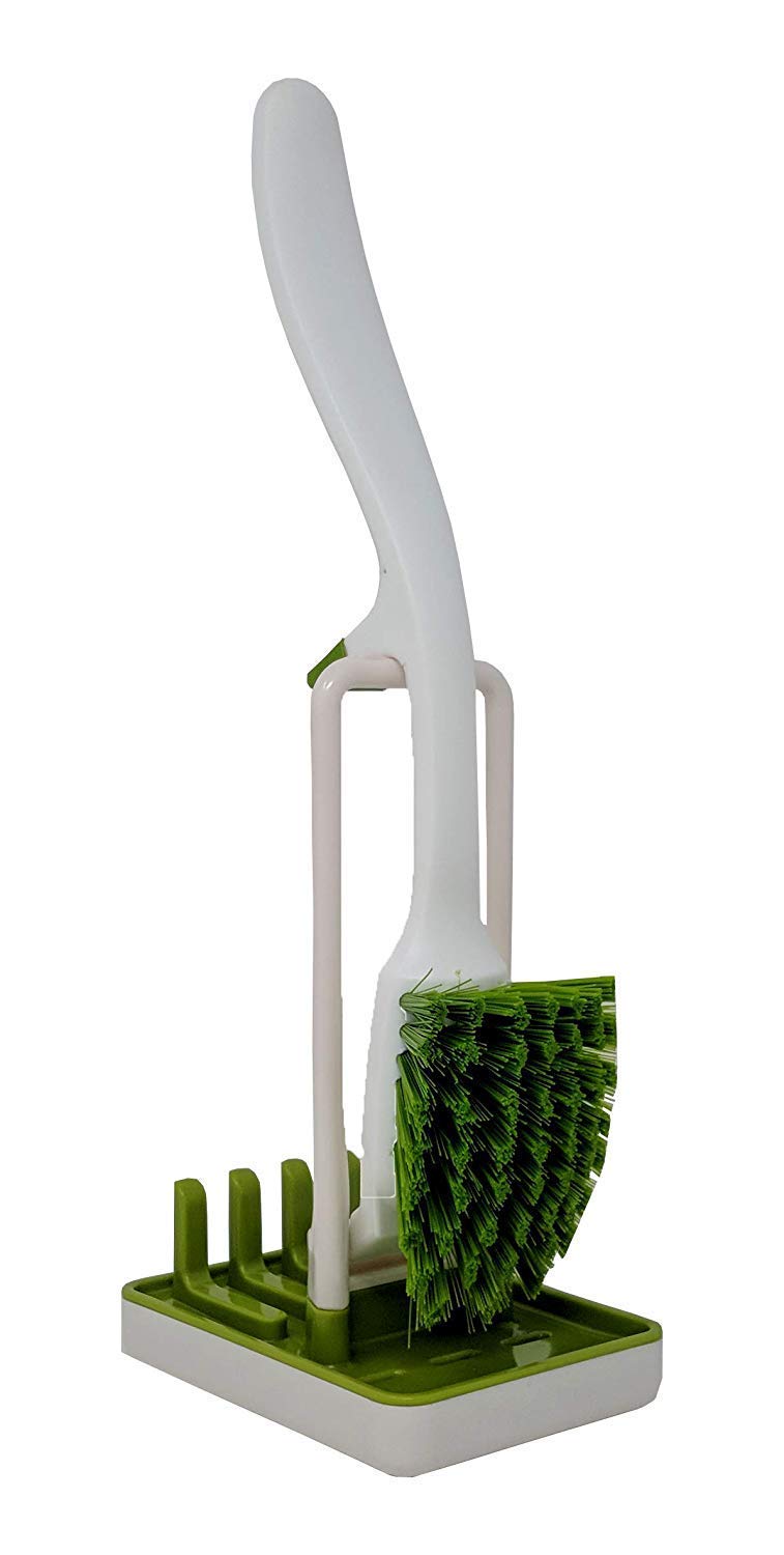 Aagna Sink Organizer for Bathroom and Kitchen Sink Tidy Set Household Items Brush Holder - Image 1