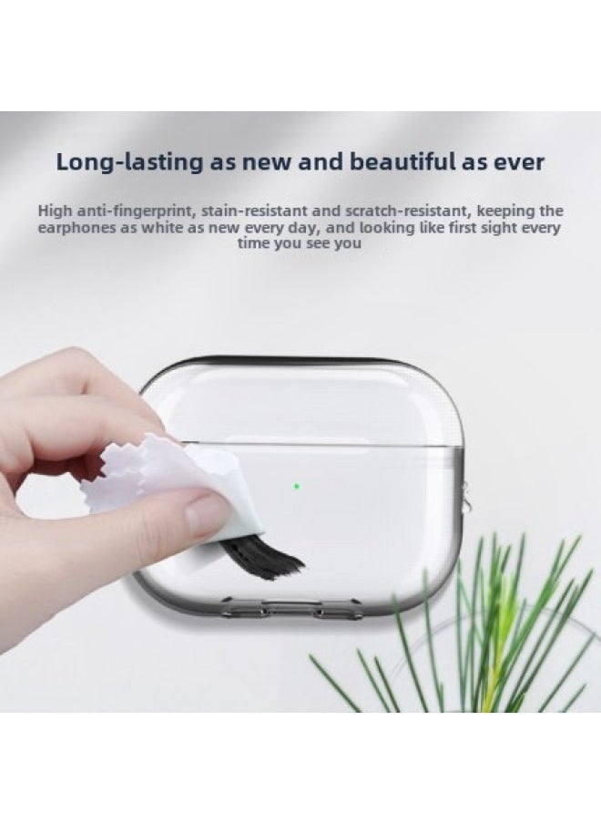Generic - High Transparency Earphone Case Is Suitable For Airpods Pro2 Bluetooth Wireless Earphone 4 Generation Tpu Soft Case Can Be Printed-Color:High-permeability Earphone Case-Applicable Model:Airpods 3 Ge - Image 1