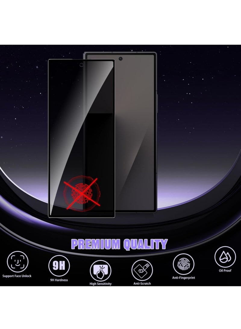 اووكاي [عبوة من قطعتين] واقي شاشة للخصوصية لهاتف Samsung Galaxy Z Fold 7 5G، طبقة زجاجية مقواة 9H مضادة للتجسس + واقي عدسة الكاميرا، واقي شاشة مضاد للخدش ومضاد للتجسس لهاتف Galaxy Z Fold 7 5G - Image 5