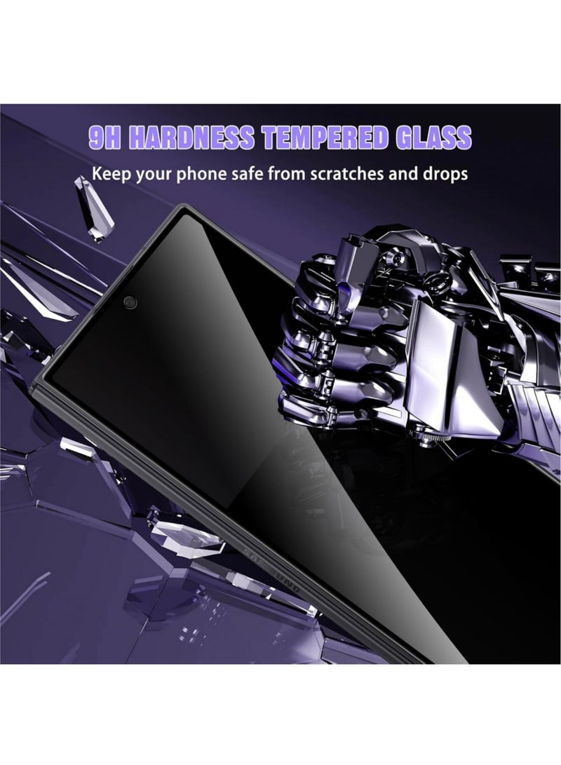 اووكاي [عبوة من قطعتين] واقي شاشة للخصوصية لهاتف Samsung Galaxy Z Fold 7 5G، طبقة زجاجية مقواة 9H مضادة للتجسس + واقي عدسة الكاميرا، واقي شاشة مضاد للخدش ومضاد للتجسس لهاتف Galaxy Z Fold 7 5G - Image 4