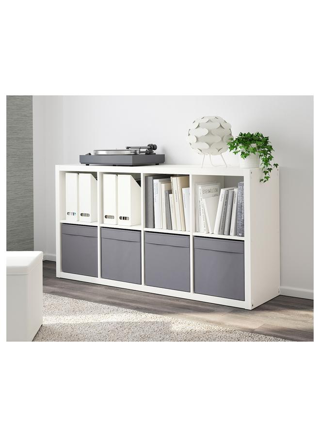 زبون صندوق، رمادي غامق، 33x38x33 سم - Image 5