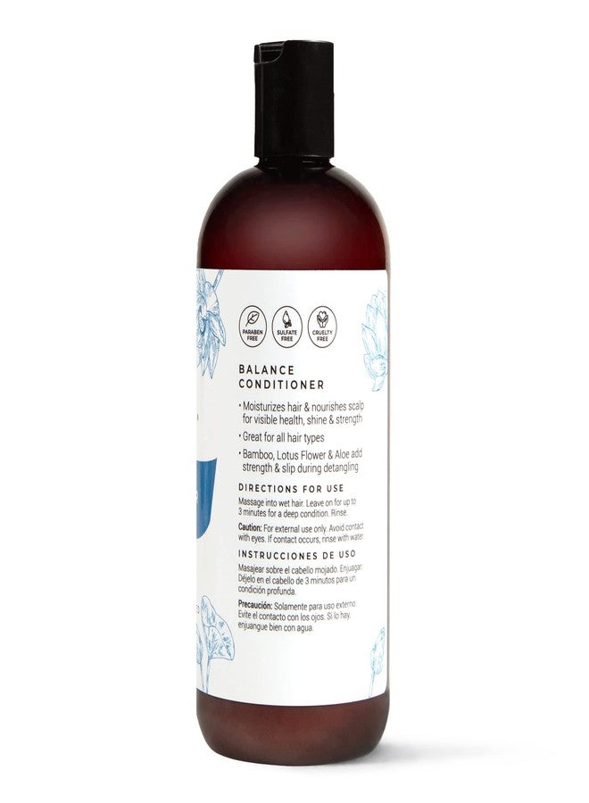 CIBU Balance Conditioner 30063 Nutrient-Rich Formula Moisturizes, Strengthens & Repairs Dry Hair | Sulfate-Free For All Hair Types/Textures | Gentle For Daily Use for Clean, Healthy Shine 11.83oz - Image 2