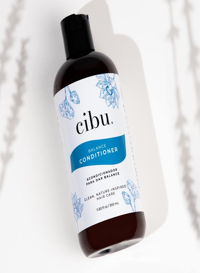 CIBU Balance Conditioner 30063 Nutrient-Rich Formula Moisturizes, Strengthens & Repairs Dry Hair | Sulfate-Free For All Hair Types/Textures | Gentle For Daily Use for Clean, Healthy Shine 11.83oz - Image 3