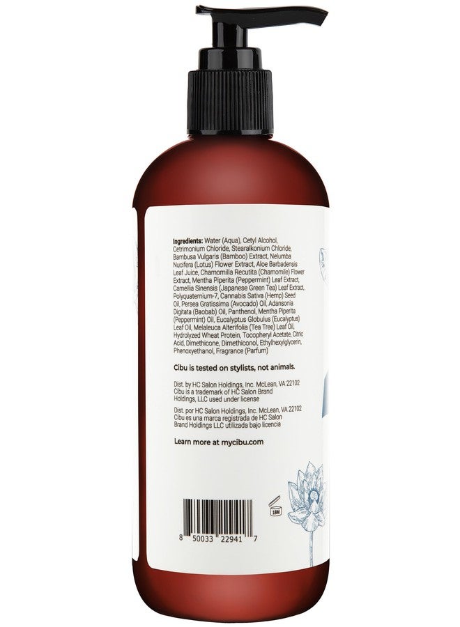 CIBU Balance Conditioner 30063 Nutrient-Rich Formula Moisturizes, Strengthens & Repairs Dry Hair | Sulfate-Free For All Hair Types/Textures | Gentle For Daily Use for Clean, Healthy Shine 11.83oz - Image 4