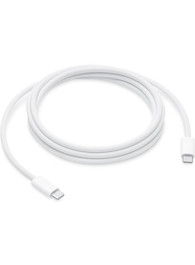 كابل USB-C إلى USB-C شحن سريع 60 واط بطول 1 متر، كابل تايب سي مضفر للشحن فائق السرعة، متوافق مع ايفون 15 و16 و17 وسامسونج وايباد وشاومي وماك بوك - Image 3