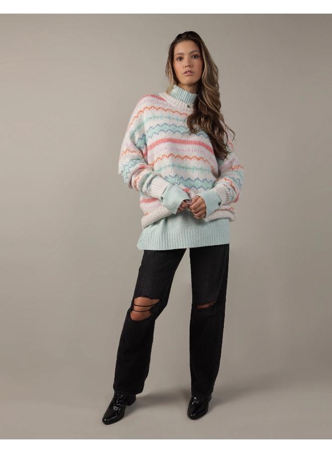 American Eagle Crew Neck Knitted Sweater - Image 1