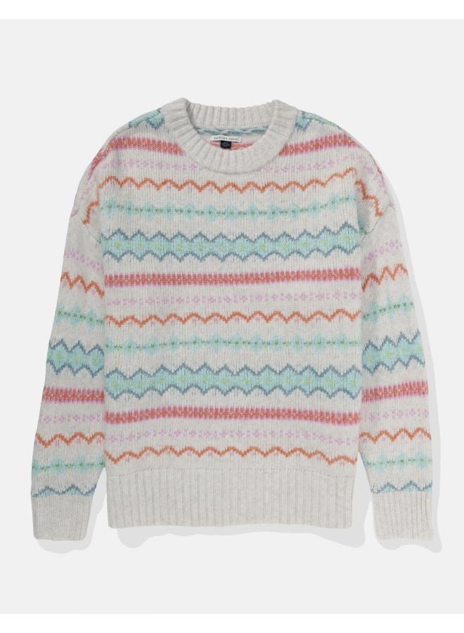 American Eagle Crew Neck Knitted Sweater - Image 3