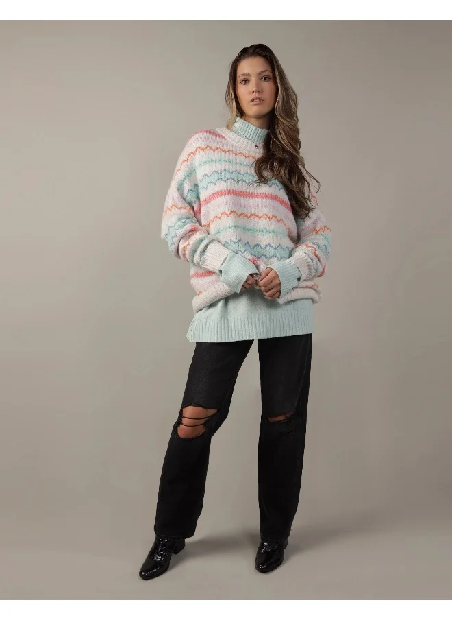 American Eagle Crew Neck Knitted Sweater