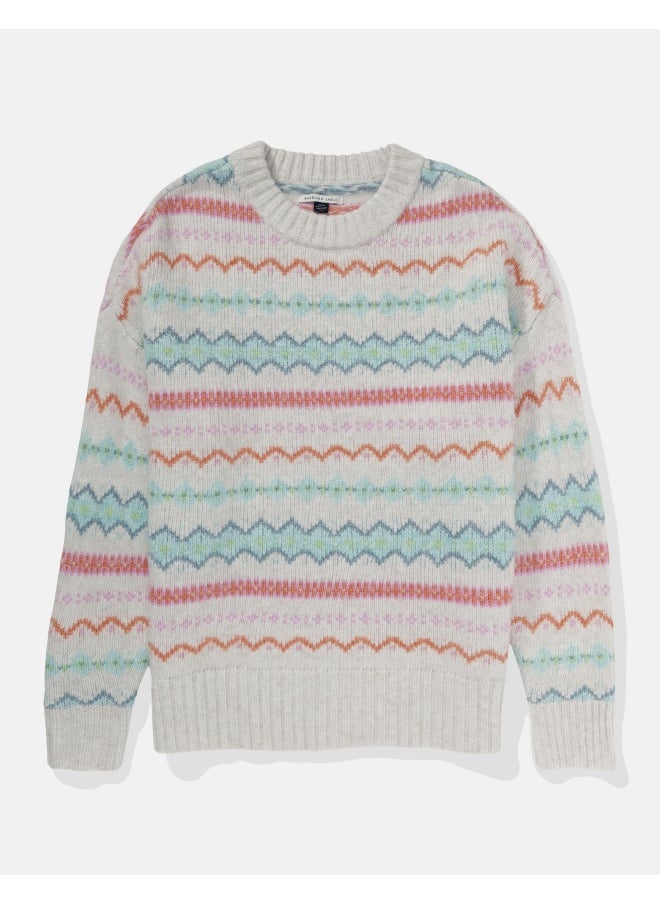 American Eagle Crew Neck Knitted Sweater  - Image 3