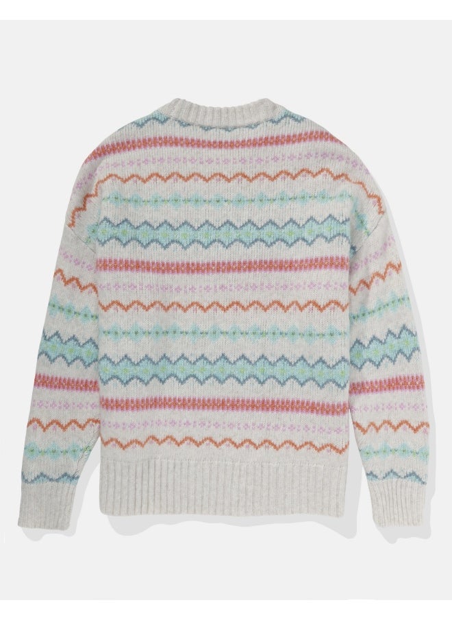 American Eagle Crew Neck Knitted Sweater  - Image 4