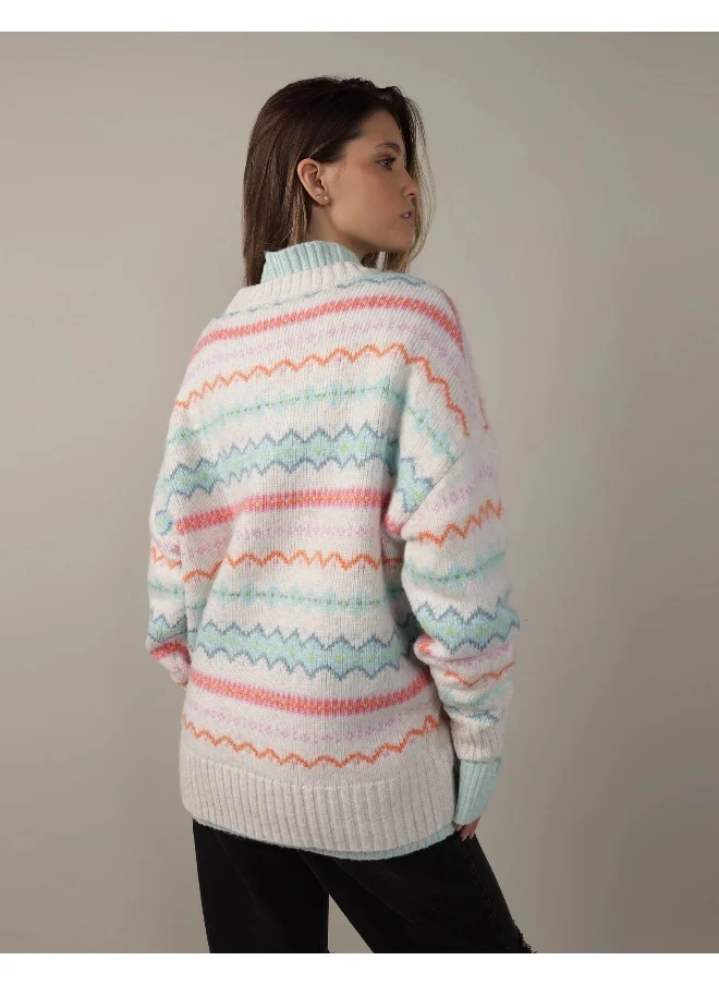 American Eagle Crew Neck Knitted Sweater