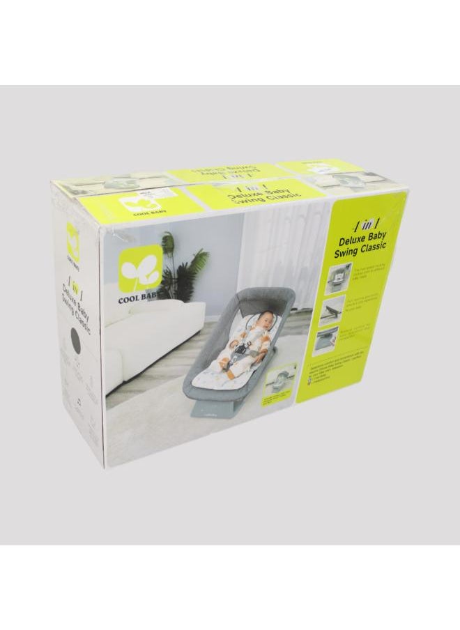 Cool Baby - Cool Baby 4-in-1 Deluxe Baby Swing Classic with Bluetooth and Remote Control - Image 1
