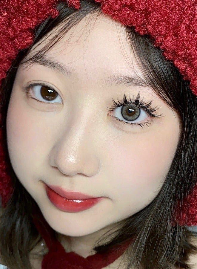 سيدة جديدة عدسات لاصقة ملونة رمادية من فريش ليدي للاستخدام السنوي - Image 2