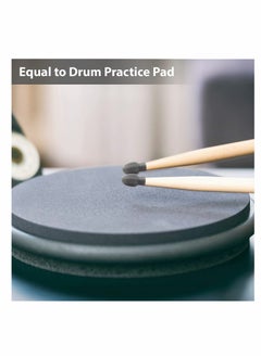 KASTWAVE 4 Pieces Drum Mute Drumstick Silent Tip, Drum Dampener Silicone Drumstick Silent Practice Tips Percussion Accessory, Mute Replacement Drum  - Image 5