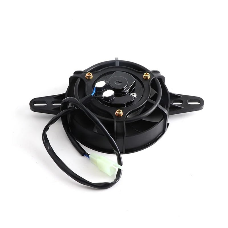 12 فولت مبرد زيت محرك دراجة نارية مروحة تبريد كهربائية للمشعاع اللون ب مناسب لـ هو ياماها سوزوكي كاواساكي ATV موتوكروس قطع غيار بديلة - Image 1