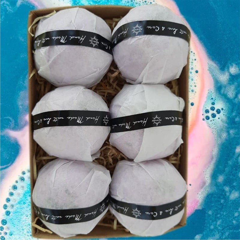 Aaranyam Refreshing CoffeeBath BombFizzy Aromatic Bath Bomb with coffee beans 75g Each Pack of 6 - Image 5