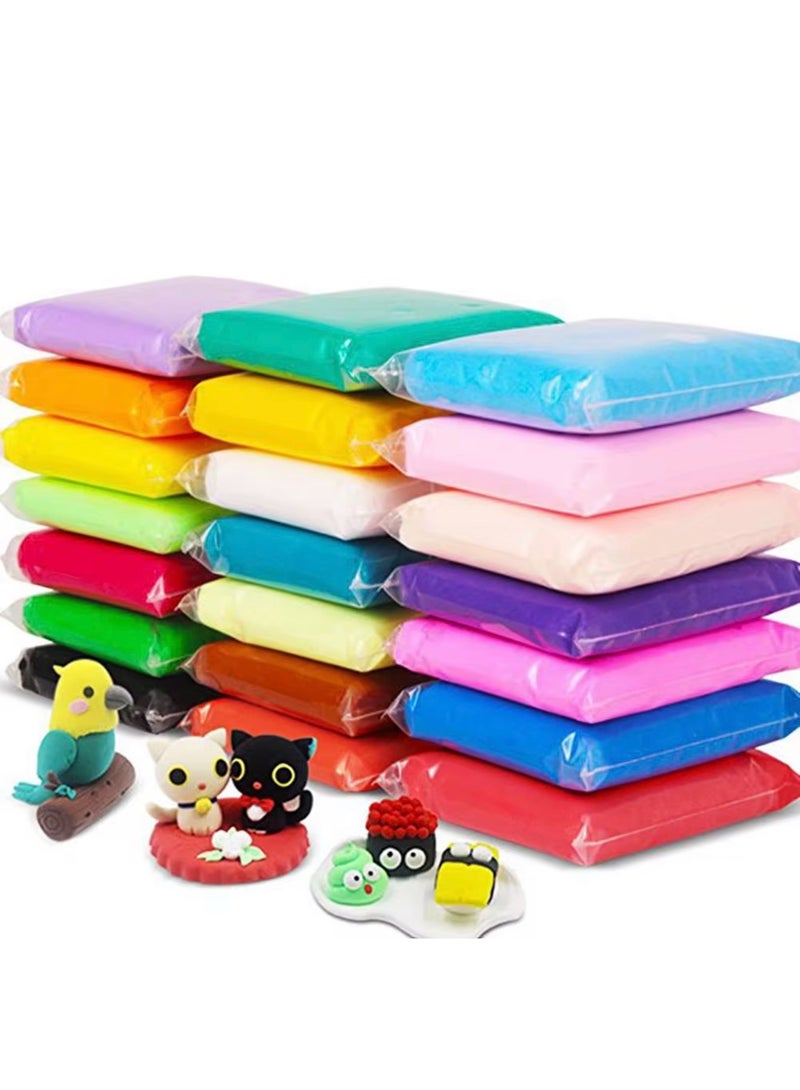 48 Color Non-Toxic Air Dry Clay Set for Kids, Soft Lightweight Modeling Clay - Image 1