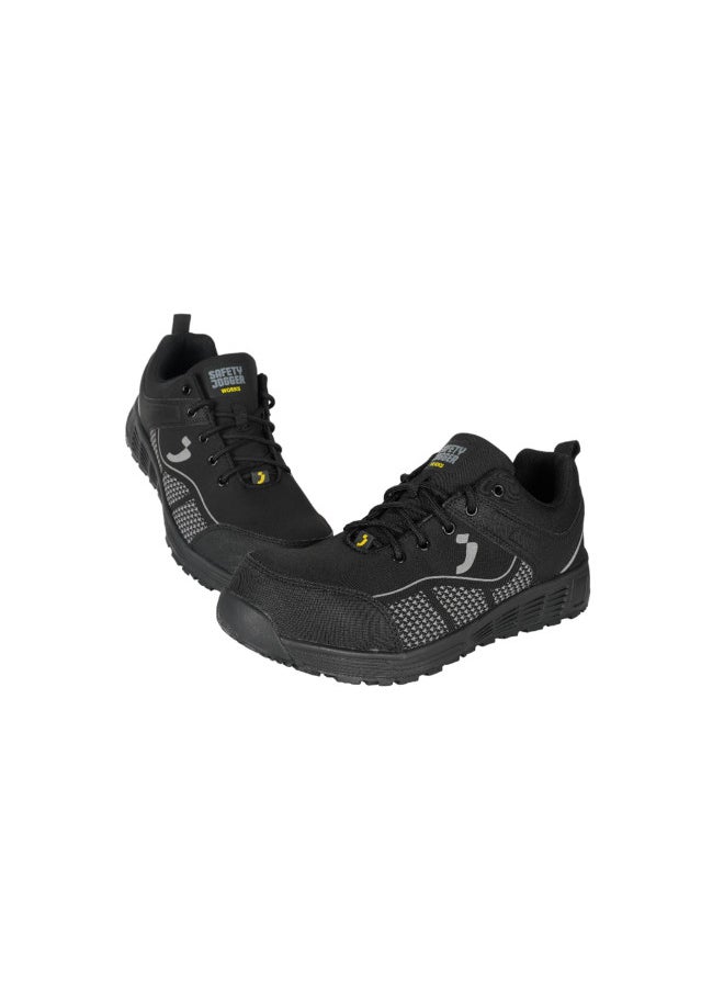 SAFETY JOGGER - 189-69 Safety Jogger Mens Casual Shoes MILOS S1PL Black - Image 1
