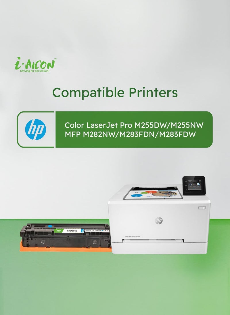 i-AICON ​i-Aicon Compatible Laser Toner Cyan (HP W2211A | 207A) - Image 3