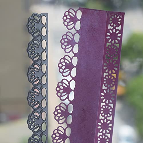 ZbFwmx Metal Cutting Dies 7 Vintage Lace Borders Edge Embossing Stencil Die Cuts for Card Making DIY Scrapbook Album Decoration (7 Lace Edge) - Image 3
