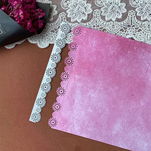 ZbFwmx Metal Cutting Dies 7 Vintage Lace Borders Edge Embossing Stencil Die Cuts for Card Making DIY Scrapbook Album Decoration (7 Lace Edge) - Image 5