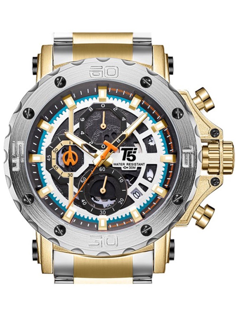 T5 T5 Men's Chronograph Stainless Steel Watch  - Image 2