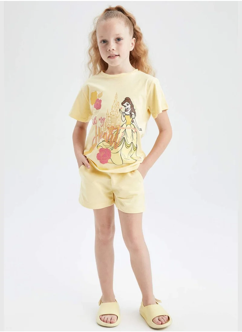 DeFacto Girl Disney Princess Licenced Regular Fit Short Sleeve Body