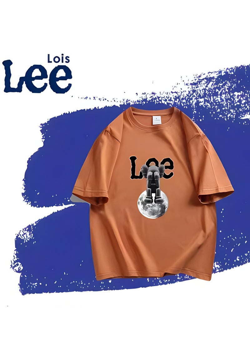 LEE - New Fashionable Casual LEE Co Branded T-shirt - Image 1