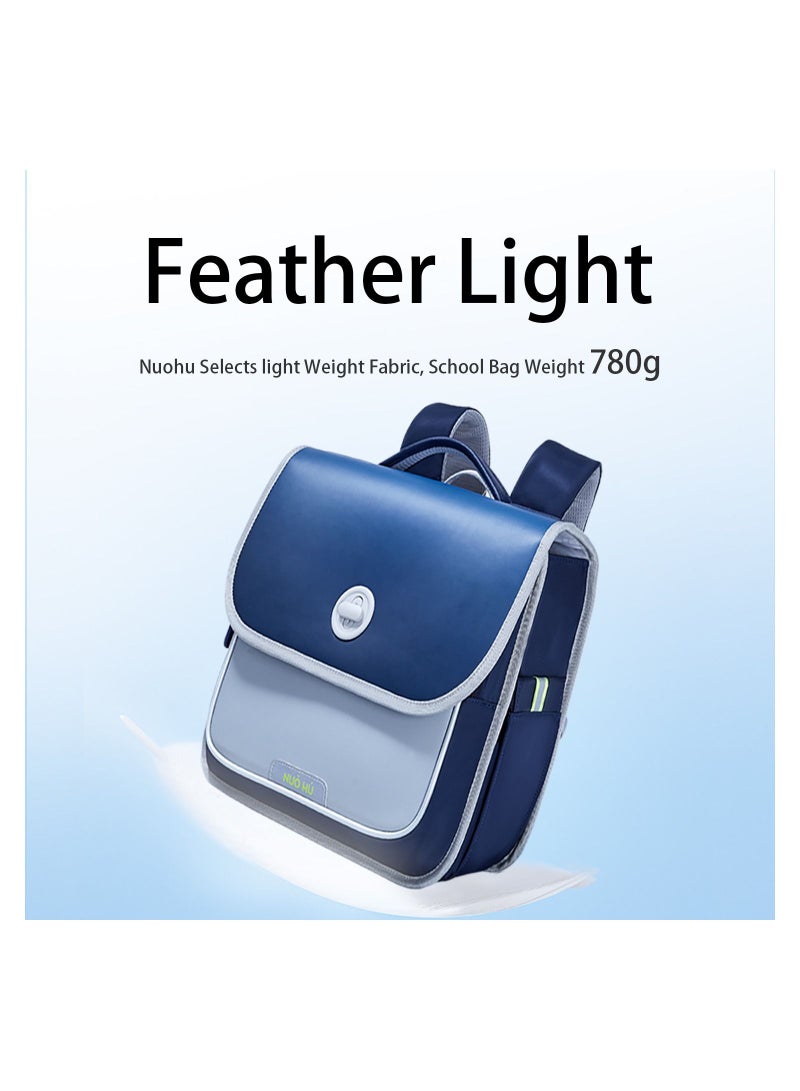 Nohoo Ergonomic Spine Protection School Backpack - Blue - Image 5