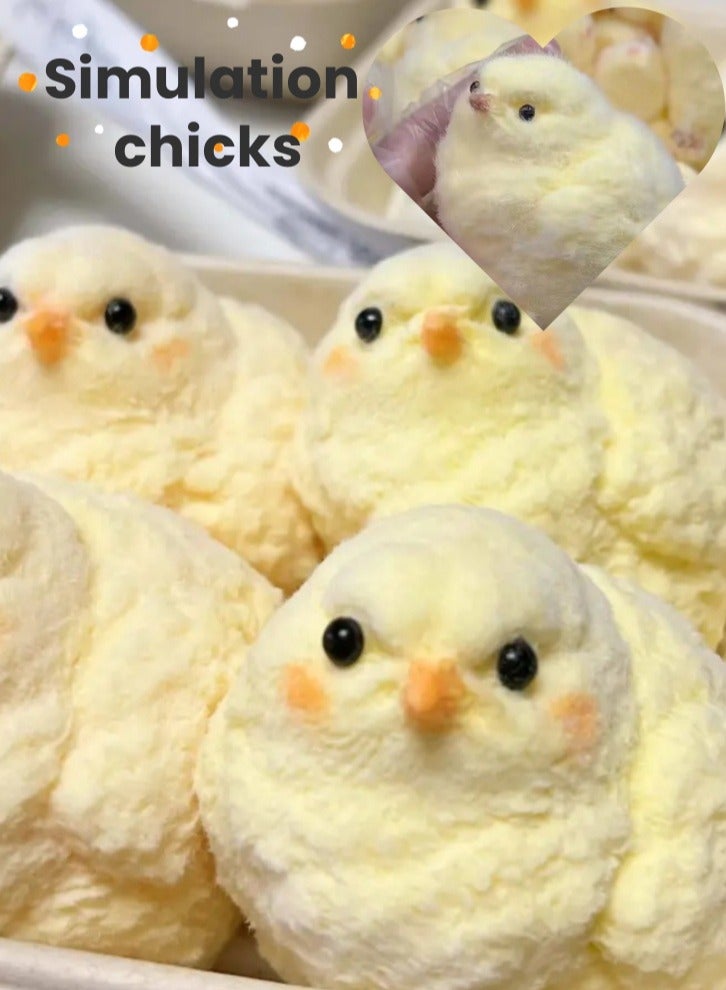 Lullaxx 2pcs soft parent-child chick stress relief toys, fun fidget sensory toys, cute soft squeeze toys, pinch stress relief toys, suitable for adults and children to relieve anxiety, ideal for stress relief, perfect desk accessories - Image 5