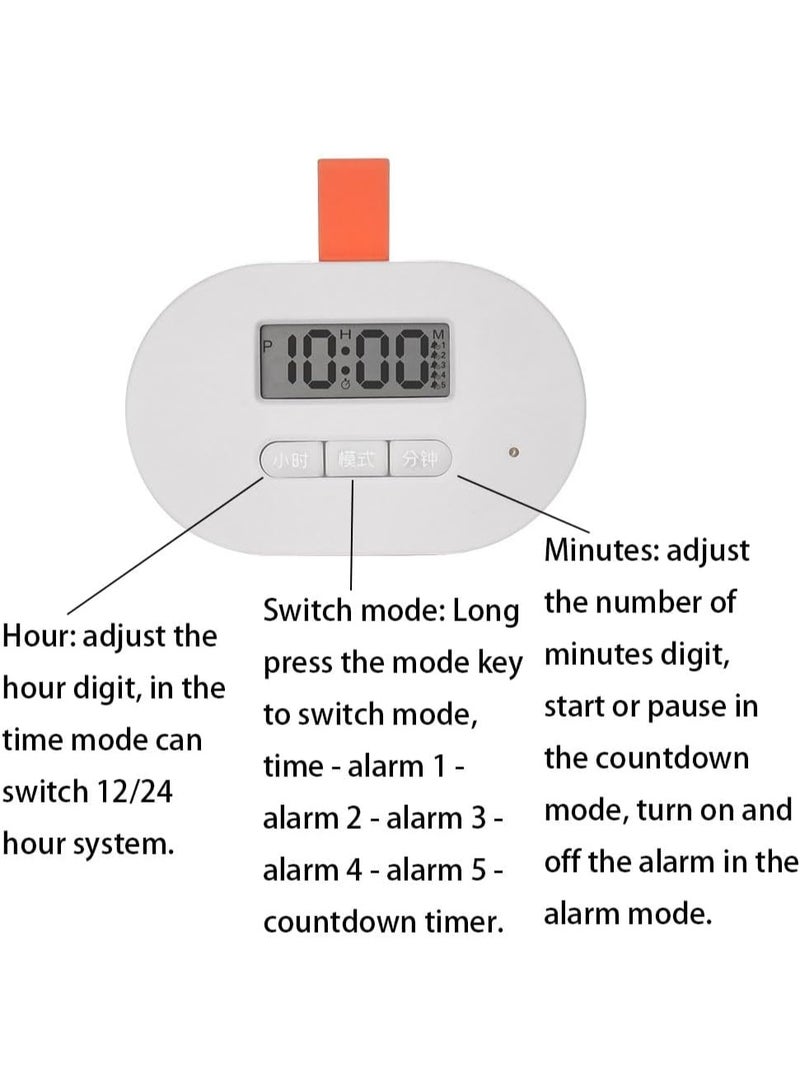 Electronic Pill Box Intelligent Remind Elderly Timed Voice Alarm Clock Medication Reminder Dispensing Portable - Image 5