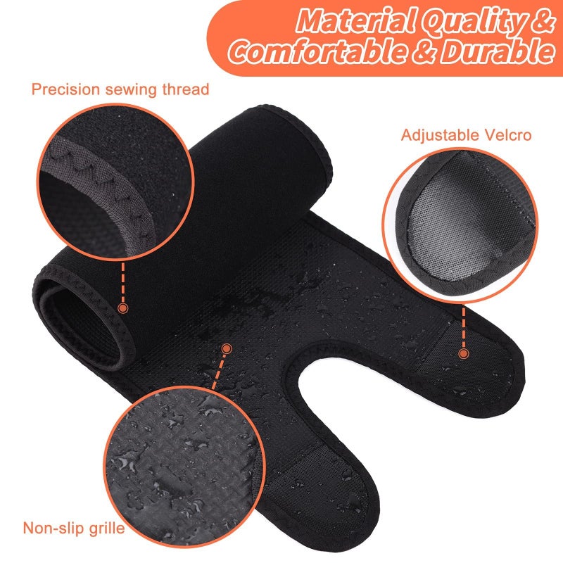 JZS Hot Sweat Neoprene Compression Arm Sauna Sleeves Slimmer Bands Wraps Arm Trimmers for Men & Women (2 Count) - Image 4