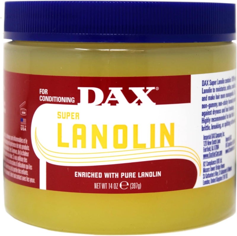 DAX Super Lanolin 100% Pure Conditioner - 397g for Moisturizing and Strengthening Hair