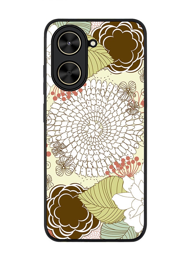 Stylizedd For Xiaomi Poco C71 / Redmi A5 4G Case,Slim fit Camera Protection, Shockproof Thin Phone cover  - Blooming Flower