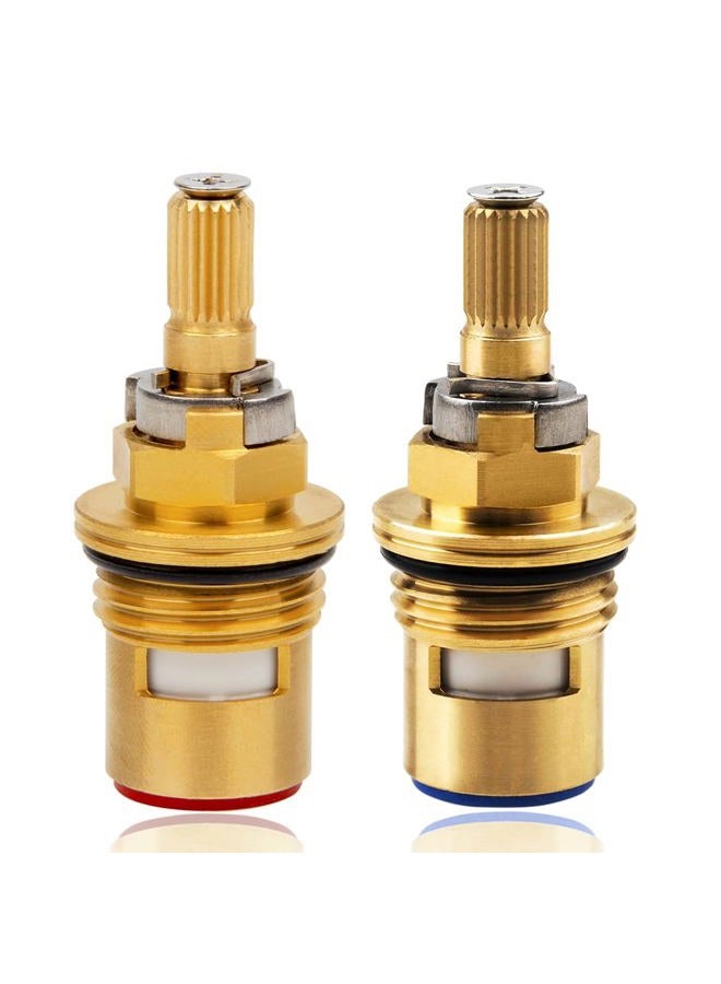 Liberflow 2 Pack Ceramic Valve for Kohler K-GP77005-RP Ceramic Valve, One Size, Rough Plate with Kohler K-GP77006-RP GP77006-rp Ceramic Valve, One Size, Rough Plate - Image 1