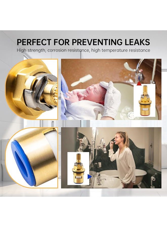 Liberflow 2 Pack Ceramic Valve for Kohler K-GP77005-RP Ceramic Valve, One Size, Rough Plate with Kohler K-GP77006-RP GP77006-rp Ceramic Valve, One Size, Rough Plate - Image 2