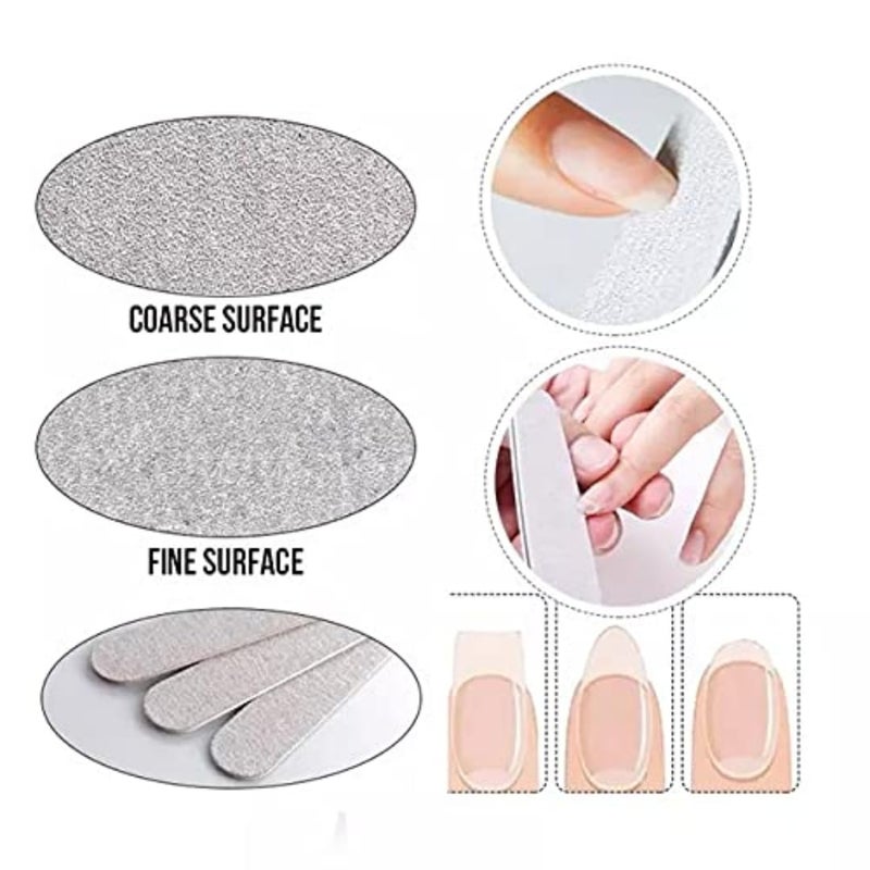 Generic Nail Art Combo 1 pusher 1 cuticle cutter 1 filer 1 buffer  - Image 3