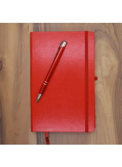 Ada Lazer Personalized Leather Undated Agenda and Pen Set  - Image 4