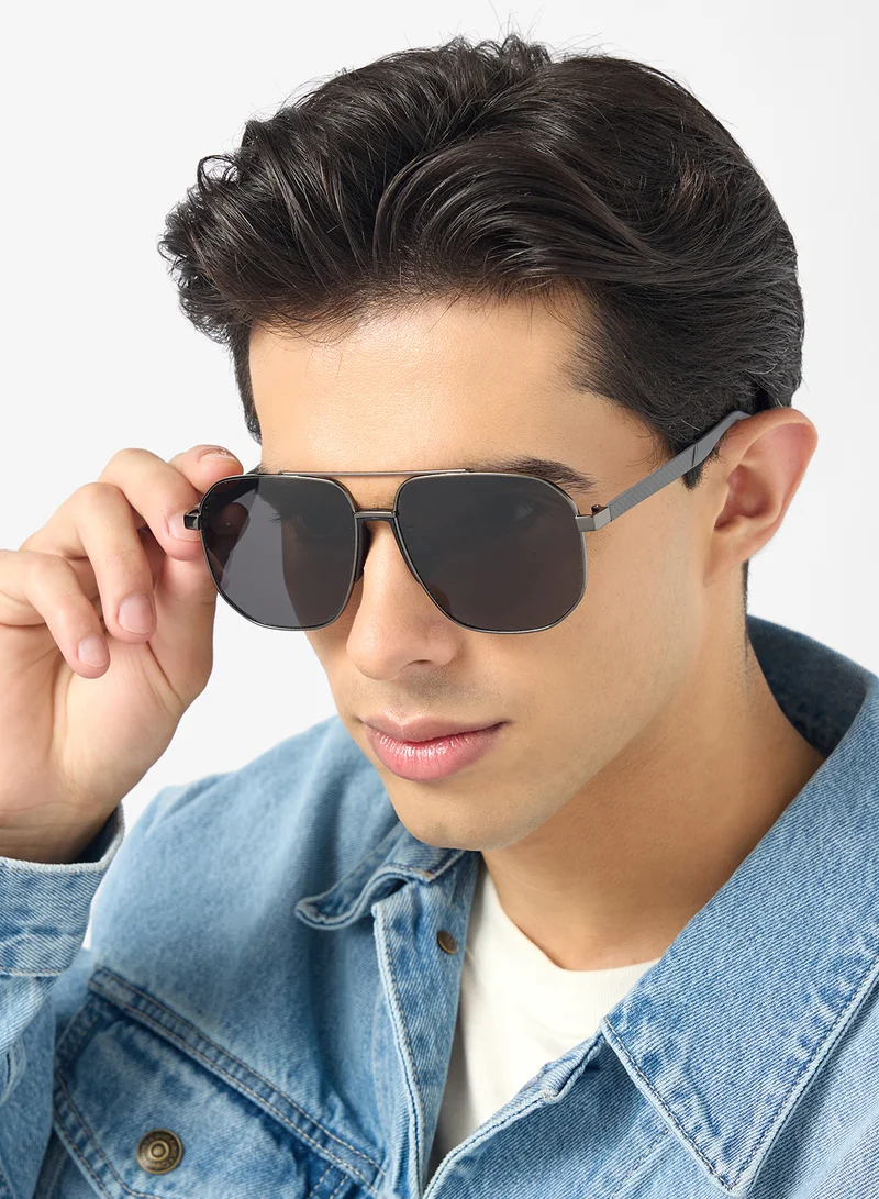 Seventy Five Polarized Lens Oversize Sunglasses