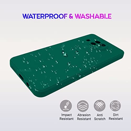 LIRAMARK Silicone Soft Back Cover Case for Xiaomi Mi 10i 5G / Mi 10T Lite 5G (Silicone Green) - Image 5