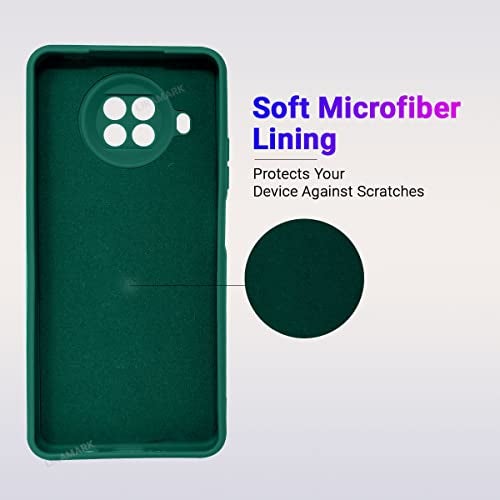 LIRAMARK Silicone Soft Back Cover Case for Xiaomi Mi 10i 5G / Mi 10T Lite 5G (Silicone Green) - Image 3