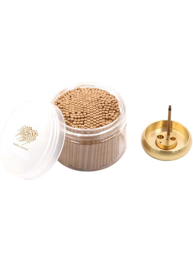 Bakhoor – Cambodian Oud Incense Sticks 3Mm With Copper Stick Holder – A72 Max - Image 2