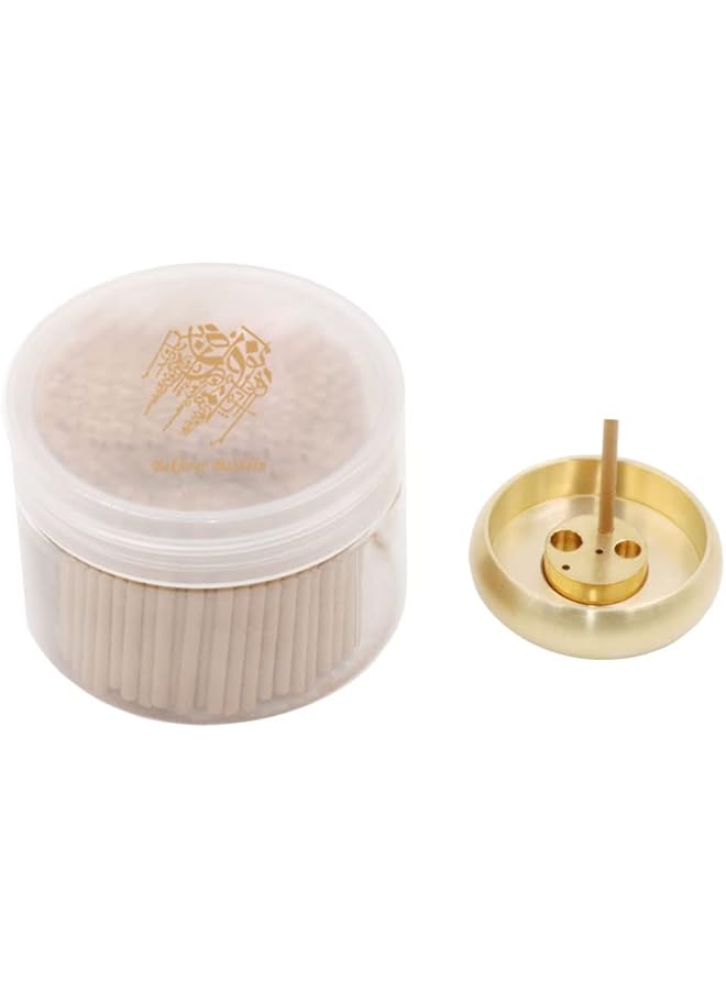Bakhoor – Cambodian Oud Incense Sticks 3Mm With Copper Stick Holder – A72 Max - Image 4